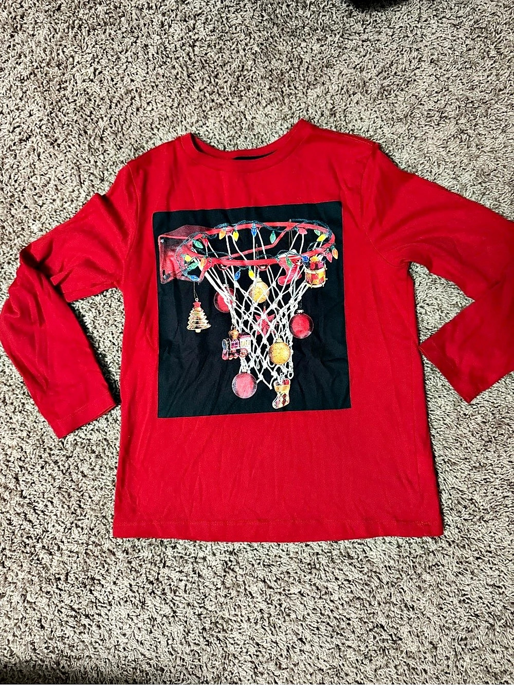 Old Navy Boys Christmas Basketball Short